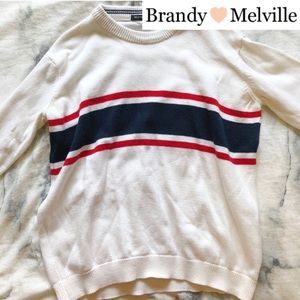 Brandy Melville Jayden Striped Sweater
